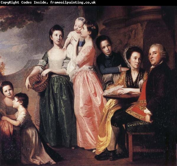 George Romney The Leigh Famil